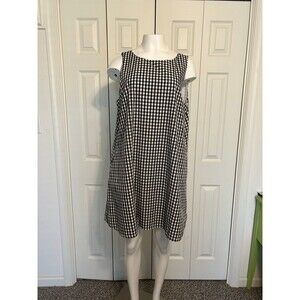 Vineyard Vines Black White Sleeveless Dress Size 16